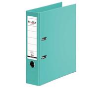 Falken - Confezione da 10 raccoglitori originali Chromcolor di alta qualità Prodotto in Germania. Raccoglitore ad anelli con rivestimento in plastica interno ed esterno, larghezza 8 cm, formato DIN A4, colore: menta