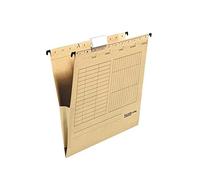 Falken haengetasche unireg per DIN A4 con BANDELLE, confezione da pezzi, 100er Pack, marrone, 1