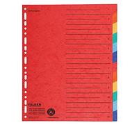 Falken | indice in cartone (extra largo) per DIN A4 12 pezzi 12-pezzi rot