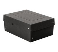 Falken Original PureBox Black Made in Germany 100 mm High DIN A5 Storage Box wit