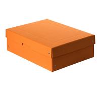 FALKEN Original PureBox Pastel Made in Germany 100 mm High DIN A4 Orange Storage