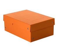 FALKEN Original PureBox Pastel Made in Germany 100 mm High DIN A5 Orange Storage