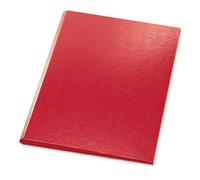 Falken Portablocco per DIN A4 Folienkaschiert case in Vorderd con portapenne red