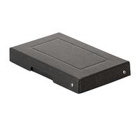 Falken PureBox Black Made in Germany 25 mm di altezza DIN A6. Scatola portaoggetti con coperchio in robusto cartone riciclato Blue Angel Vegan scatola regalo trasporto scatola multiuso