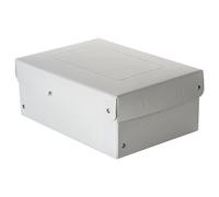 FALKEN PureBox Pro. Made in Germany. 100 mm di altezza, DIN A5 DIN ISO 9706 DIN ISO 16245-A. Scatola di immagazzinaggio senza acidi e resistente all'invecchiamento con coperchio, adatta per archivio