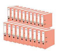 Falken - Raccoglitore ad anelli, formato DIN A4, in plastica, 8 cm di larghezza, 20 pezzi