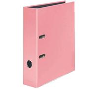 Falken - Raccoglitore originale a colori pastello Made in Germany. 8 cm di larghezza, DIN A4, colore pastello fenicottero, colore: rosa