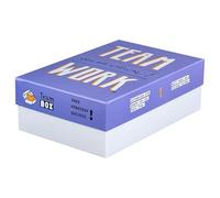 FALKEN StoryBox Team originale 120 mm di altezza, DIN A4+, Made in Germany. Confezione regalo con coperchio. Ideale per ricordi, foto, collezioni, immagini, fai da te, scatola multiuso