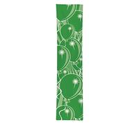 falksson - Festone di compleanno con palloncini, 300 x 60 cm, colore: Verde
