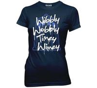 FALL '13 Autentico Dr Doctor Who Wibbly Wobbly Words Sci-Fi Show Juniors S-XL