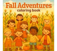 Fall Adventures Coloring Book for Kids: Fun & Easy Autumn Scenes with Pumpkins, Animals, Leaves & Happy Kids | Cozy Fall Coloring Pages for Children Ages 4+