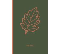 Fall Aesthetic Notebook - Minimalist Olive & Terracotta Journal | Cozy Autumn Planner for Writing, Notes & Gratitude | Elegant Fall Time Journal for Women