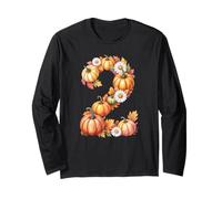 Fall Autumn Pumpkin Birthday Theme Rustic Harvest Maglia a Manica