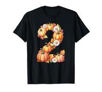 Fall Autumn Pumpkin Birthday Theme Rustic Harvest Maglietta