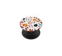 Fall Autumn Pumpkin Leaves Pattern for Thanksgiving PopSockets PopGrip Adesivo