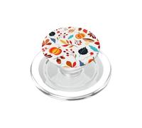 Fall Autumn Pumpkin Leaves Pattern for Thanksgiving PopSockets PopGrip per MagSafe