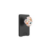 Fall Autumn Pumpkin Leaves Pattern for Thanksgiving PopSockets PopWallet per MagSafe