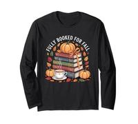 Fall Autumn Reading Cozy Bookworm Aesthetic Maglia a Manica