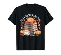 Fall Autumn Reading Cozy Bookworm Aesthetic Maglietta