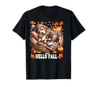 Fall Beagle for Women Men And Kids Autumn Vibes Cozy Season Maglietta