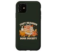 Fall Bibliophile Cozy Readers Book Society Tee Custodia per iPhone 11