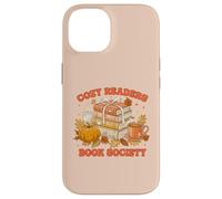 Fall Bibliophile Cozy Readers Book Society Tee Custodia per iPhone 14
