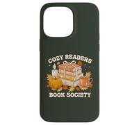 Fall Bibliophile Cozy Readers Book Society Tee Custodia per iPhone 14 Pro Max
