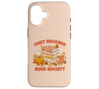 Fall Bibliophile Cozy Readers Book Society Tee Custodia per iPhone 16