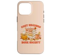 Fall Bibliophile Cozy Readers Book Society Tee Custodia per iPhone 16 Pro Max