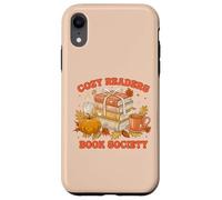 Fall Bibliophile Cozy Readers Book Society Tee Custodia per iPhone XR