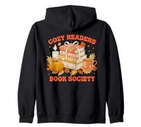 Fall Bibliophile Cozy Readers Book Society Tee Felpa con Cappuccio