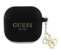 Fall CG MOBILE Guess Silicone 4G Charm per AirPods 4 (nero)
