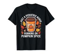 Fall Coffee Latte Pumpkin Cozy Autumn Spice Vibes Maglietta