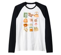 Fall Comforts Cozy Cottage Core e Fall Hygge Design Maglia con Maniche Raglan