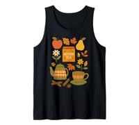 Fall Comforts Cozy Cottage Core Tea And Fall Hygge Design Canotta
