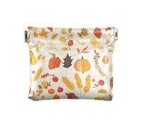 Fall Feast - Portamonete da donna in pelle, comodo porta monete, organizer per carte di credito, per donne