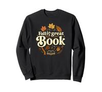 Fall for A Great Book Autumn Reading Graphic Felpa