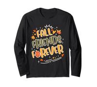 Fall Friends Forever - Cute Autumn Matching Friends Tee Maglia a Manica