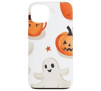 Fall Ghost Pumpkin with Coffee Mugs Halloween Ghosts Coffee Custodia per iPhone 13