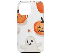 Fall Ghost Pumpkin with Coffee Mugs Halloween Ghosts Coffee Custodia per iPhone 13 Pro Max