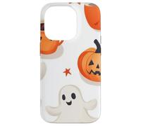 Fall Ghost Pumpkin with Coffee Mugs Halloween Ghosts Coffee Custodia per iPhone 14 Pro