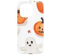 Fall Ghost Pumpkin with Coffee Mugs Halloween Ghosts Coffee Custodia per iPhone 15 Pro