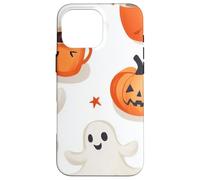 Fall Ghost Pumpkin with Coffee Mugs Halloween Ghosts Coffee Custodia per iPhone 16 Pro Max
