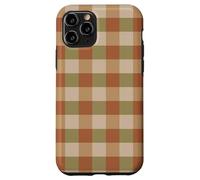 Fall Gingham Plaid - Warm Rustic Checkered Pattern Custodia per iPhone 11 Pro
