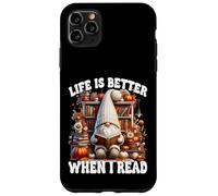 Fall Gnome For Book Lover Teacher Life Is Better When I Read Custodia per iPhone 11 Pro Max