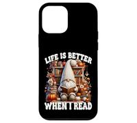 Fall Gnome For Book Lover Teacher Life Is Better When I Read Custodia per iPhone 12 mini
