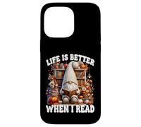 Fall Gnome For Book Lover Teacher Life Is Better When I Read Custodia per iPhone 14 Pro Max