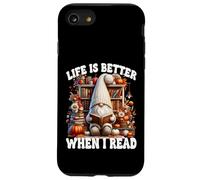 Fall Gnome For Book Lover Teacher Life Is Better When I Read Custodia per iPhone SE (2020) / 7/8