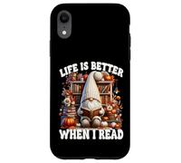 Fall Gnome For Book Lover Teacher Life Is Better When I Read Custodia per iPhone XR