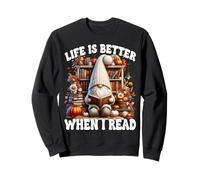 Fall GNOME for Book Lover Teacher Life Is Better When I Read Felpa